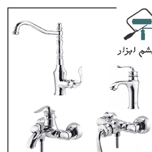 ست شیرآلات فیروزه مدل مینی آیدا کروم 