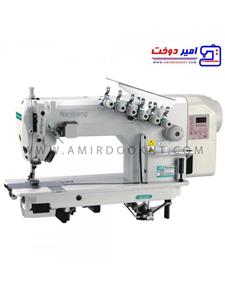 چرخ خیاطی صنعتی سه سوزن سه قلاب تخت نان بنگ D5Z3