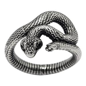 انگشتر مردانه طرح مار کد ri5