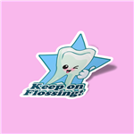 استیکر Keep On Flossing