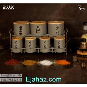 پاسماوری 7 پارچه فلزی درب چوبی بی وی کی مدل 3115