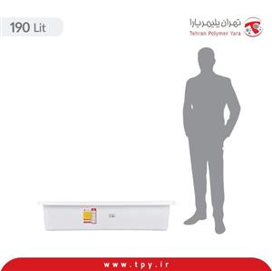 وان 190 لیتری مستطیلی پلاستیکی (پلی اتیلن)