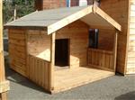 خانه سگ چوبی مدل L51