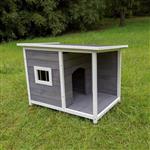 خانه سگ چوبی مدل L01