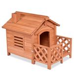 خانه سگ چوبی مدل L05