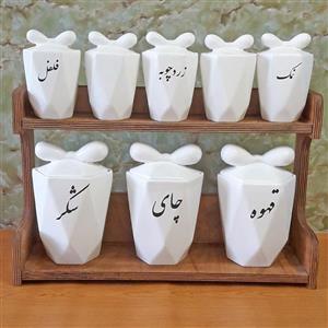 پاسماوری سرامیکی پاپیون 7 پارچه