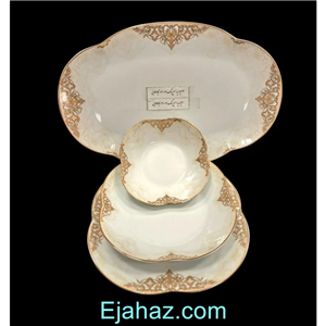 سرویس چینی پردیس مونیکا طلایی 30 پارچه کد 1007B