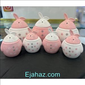 پاسماوری سرامیکی 7 پارچه مدل خرگوش 