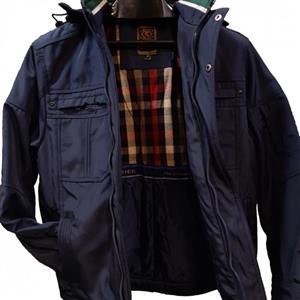 کاپشن مردانه 4 لایه کلاهدار مدل CAPRIS کاپریس سایز xl قواره دار سایز بزرگ