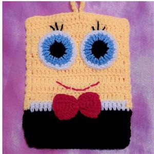 لیف بافتنی حمام باب اسفنجی قلاب بافی (دستبافت)