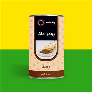 پودر ماکا 100 گرمی خالص برند پودرینو