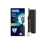 Oral-B Pro 750 Şarj Edilebilir Diş Fırçası Cross Action Siyah (Seyahat Kabı İle!) 4210201219224 مسواک برقی اورال بی