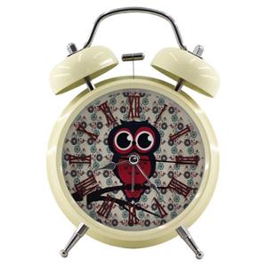 ساعت رومیزی زنگدار طرح فانتزی جغد کد Owls 