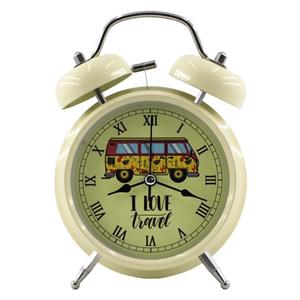 ساعت رومیزی زنگدار طرح مسافرت با ون فولکس واگن کد van volkswagen