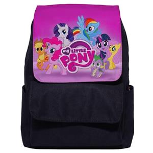 کوله پشتی دخترانه طرح پونی کد pony