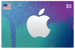 گیفت کارت اپل – 5 دلار – ریجن آمریکا