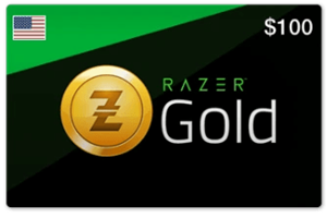 گیفت کارت ریزر گلد – 100 دلار – ریجن آمریکا