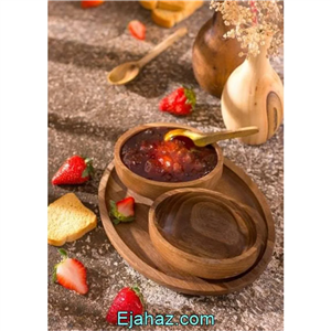 پیاله چوبی آماهوم بیضی مدل OVAL/B10