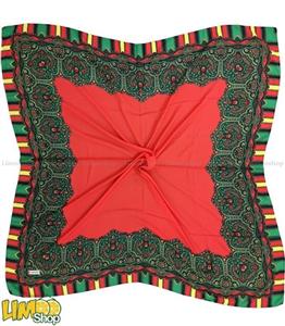 روسری حریر قرمز