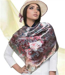روسری ابریشم براق