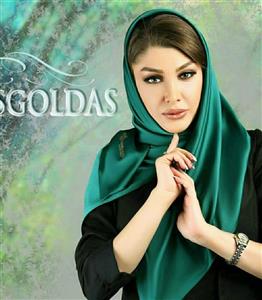 روسری ساتن ساده رنگی قواره بزرگ کد 44