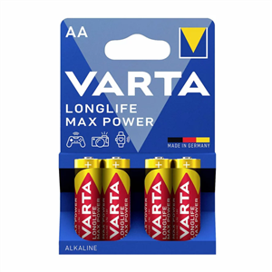 باتری قلمی وارتا Longlife Max Power بسته 4 عددی