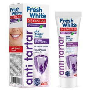 خمیردندان فرش وایت Fresh White مدل Anti Tartar حجم 90 گرم