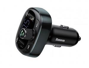 شارژر فندکی بیسوس با قابلیت پخش موسیقی و تماس Baseus Car Charger S09 T-Typed wireless mp3 charger