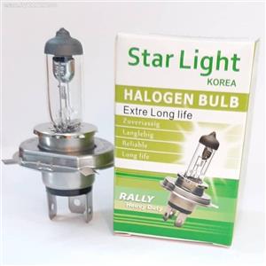 10عدد لامپ سه خارH4 استارلایت هالوژن STAR LIGHT
