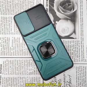 قاب گوشی Poco M4 Pro 5G شیائومی طرح ضد ضربه بتمن فول ژله ای هولدر دار محافظ لنز دار کشویی پنجره ای