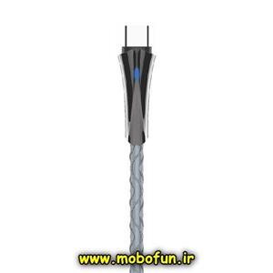 کابل شارژ USB به USB-C کینگ استار KingStar چراغ هفت رنگ مدل K28 C طول 1 متر