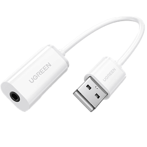 کابل تبدیل USB به جک 3.5 میلی متری صدا یوگرین US206 مدل 30712