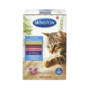 پوچ گربه وینستون در چهار طعم Winston Meal Pack بسته 12 عددی
