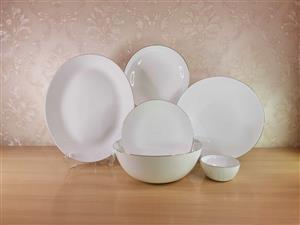 سرویس غذاخوری 26 پارچه مقصود دینو لب طلایی گرد کلاسیک 