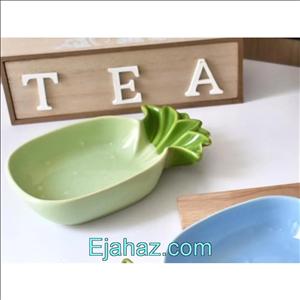 بشقاب گود سرامیکی مدل آناناس 