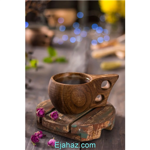 فنجان کوکسا چوبی آماهوم