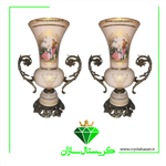 گلدان کریستال کد G1343 کریستال سازان