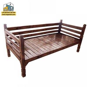 تخت سنتی چهار نفره  صنایع چوبی خمسه مدل CSP07