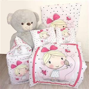 سرویس خواب 5 تکه نوزاد طرح آنا کد 176