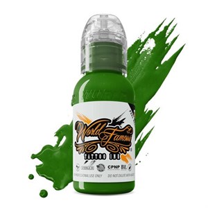 رنگ تاتو وردفیمس 15 میل World Famous everglades green 