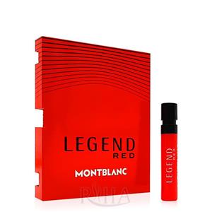 عطر لجند رد ادو پرفیوم مردانه مونت بلنک حجم 1.2 میل سمپل Legend Red Eau de Parfum for Men Mont blanc 