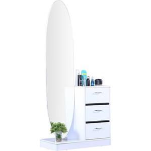 آینه قدی کشو دار مدرن و جدید فوبورو مدل JB960