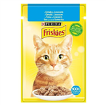 غذای گربه پورینا Friskies ماهی حجم 85 گرم