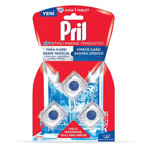 قرص جرم گیر ماشین ظرفشویی پریل 3 عددی حجم 19 گرم