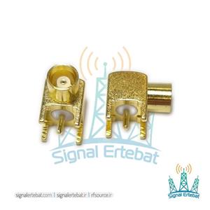 کانکتور MCX مادگی روبردی نود درجه کد se119