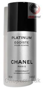 اسپری دئودورانت مردانه پلاتینیوم اگوست 100 میل شنل فرانسه CHANEL PLATINUM EGOISTE  DEODORANT SPRAY 100 ml