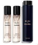 ست عطر پرفیوم مردانه 3 تایی 20 میل بلو شنل فرانسه CHANEL BLEU PERFUME TWIST SPRAY 3 20ml