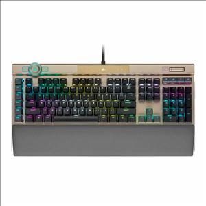 صفحه کلید کرسیر کِی 100 میدنایت گُلد اُ پی ایکس آر جی بی اُپتیکال مکانیکال گیمینگ