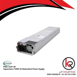 پاور سوپرمیکرو Supermicro 720W 1U Redundant Power Supply (PWS-721P-1R)