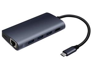 هاب هشت پورت تایپ سی کوتتسی COTEetCI MB1086 8-in-1 USB Type-C Hub 